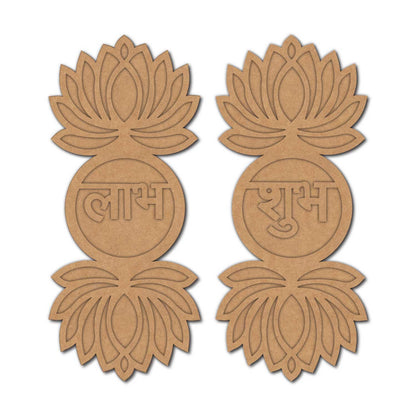 Lotus Shubh Labh Base MDF Design 4
