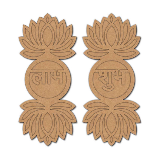 Lotus Shubh Labh Base MDF Design 4