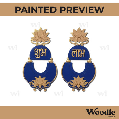 Lotus Shubh Labh Pre Marked Base MDF Design 3