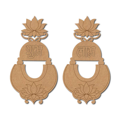 Lotus Shubh Labh Pre Marked Base MDF Design 3