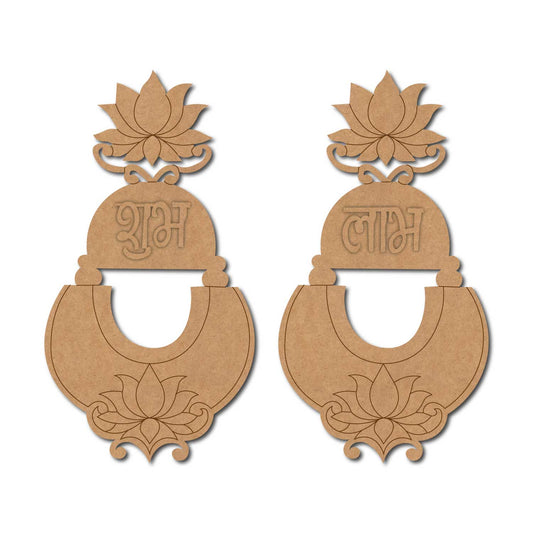Lotus Shubh Labh Pre Marked Base MDF Design 3