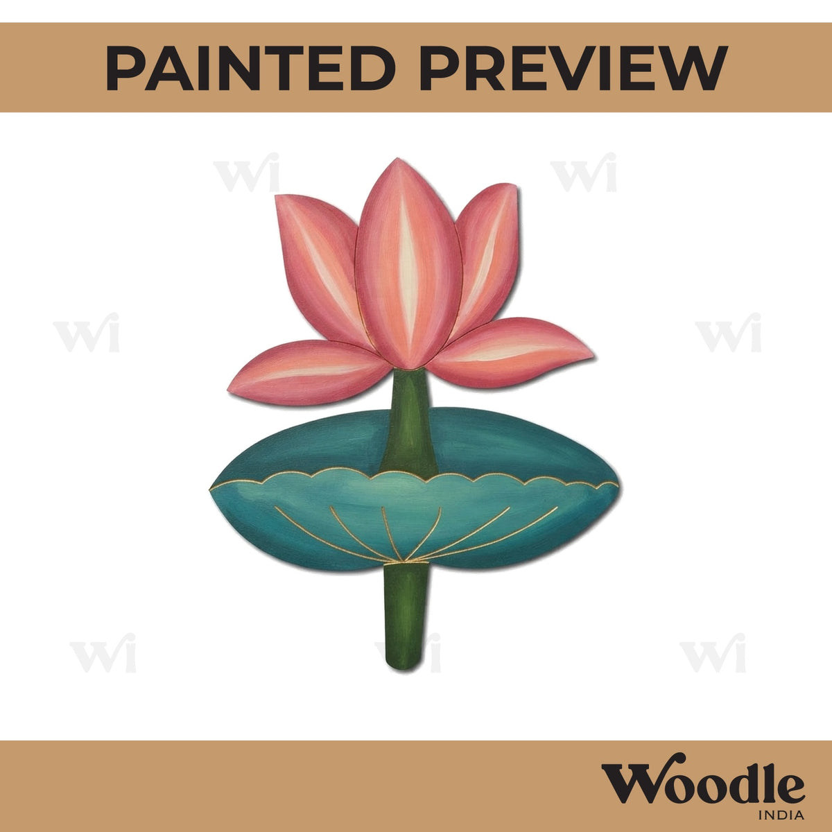 Lotus Pre Marked MDF Design 10