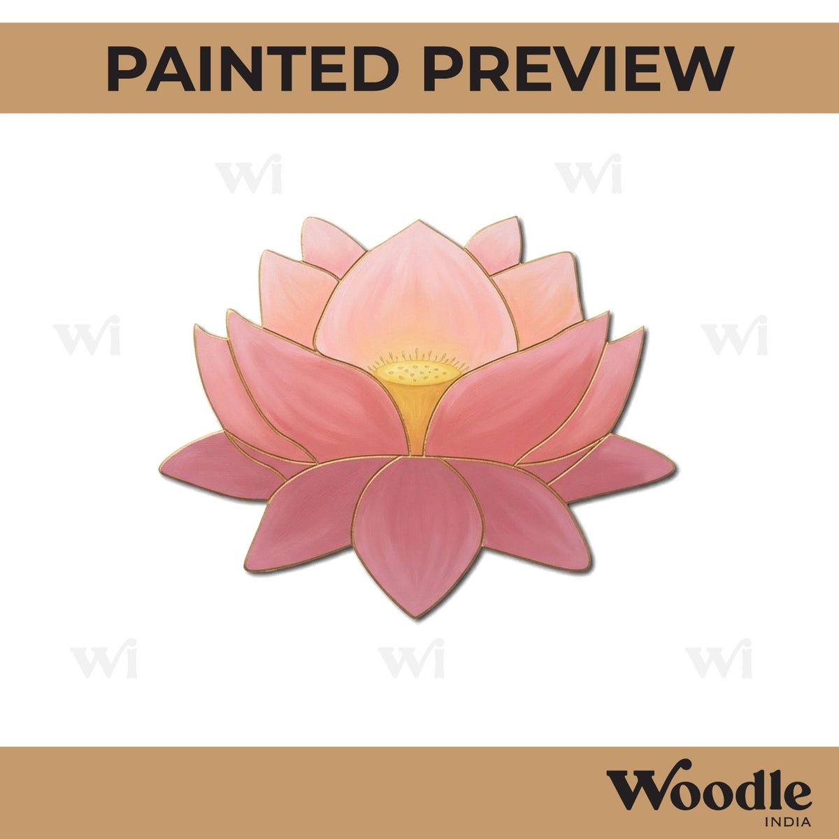 Lotus Pre Marked MDF Design 15