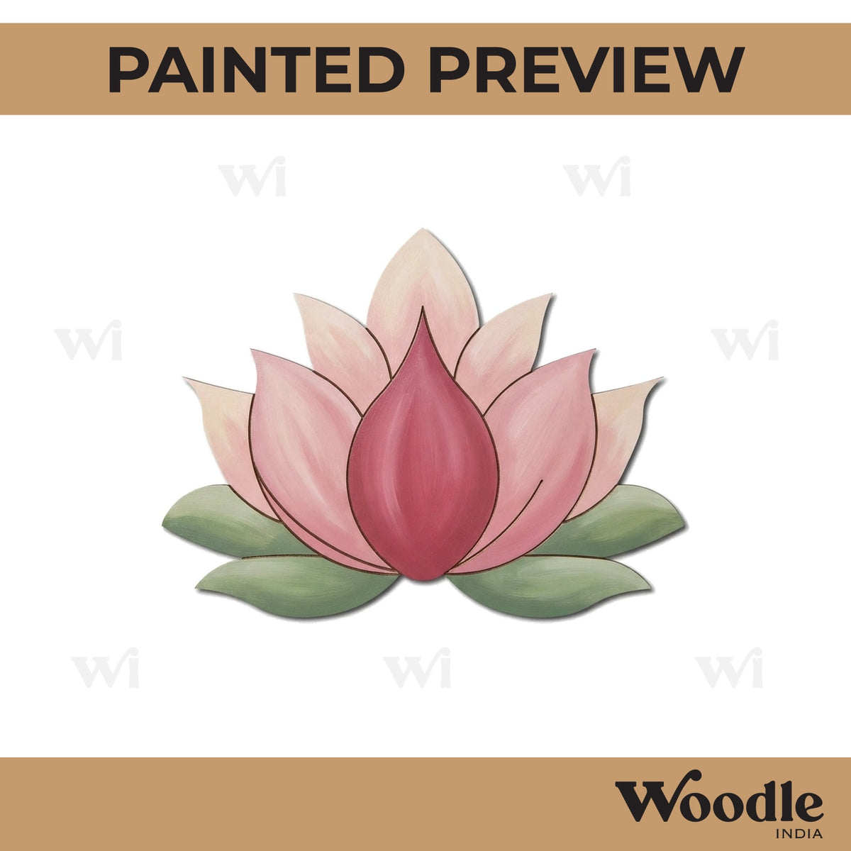 Lotus Pre Marked MDF Design 19