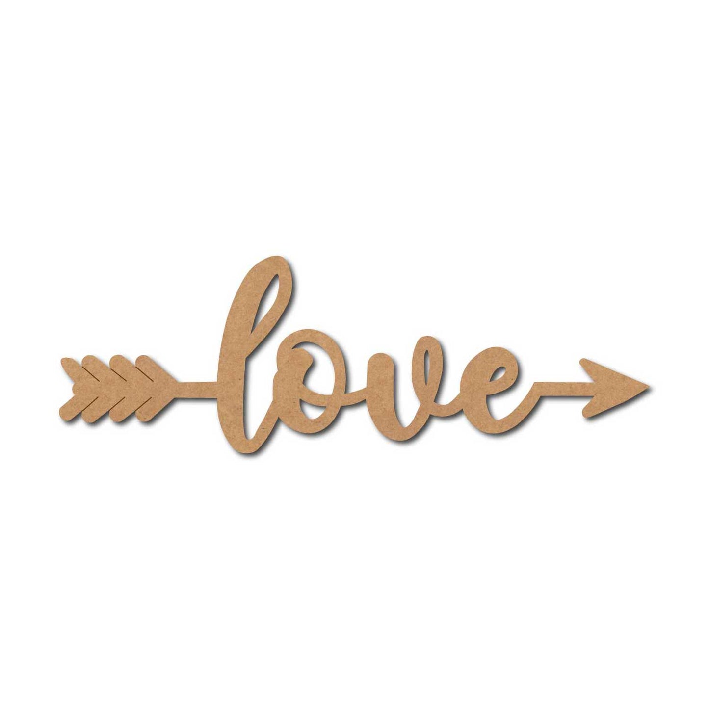 Love Arrow Pre Marked MDF Design 1