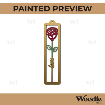 Love Bookmark MDF Design 4