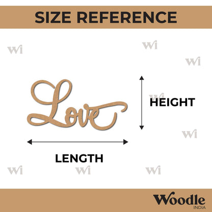 Love Cutout MDF Design 11