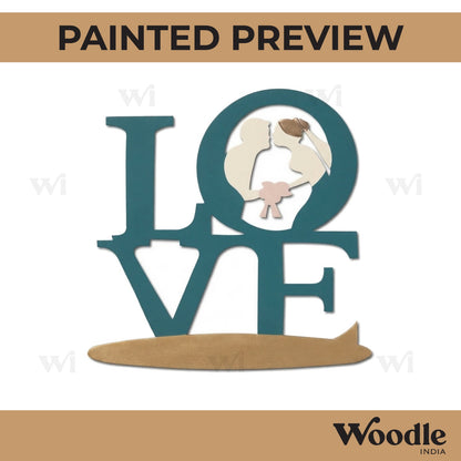 Love Cutout MDF Design 2