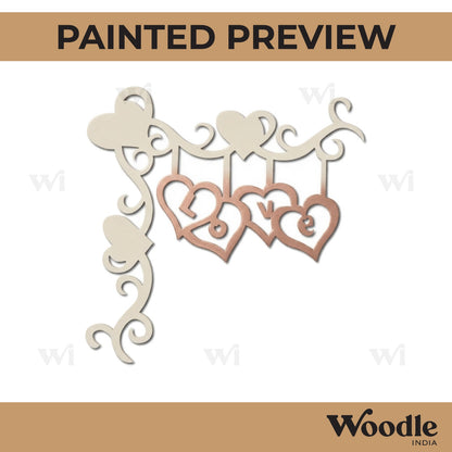 Love Cutout MDF Design 3