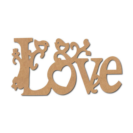 Love Cutout MDF Design 4
