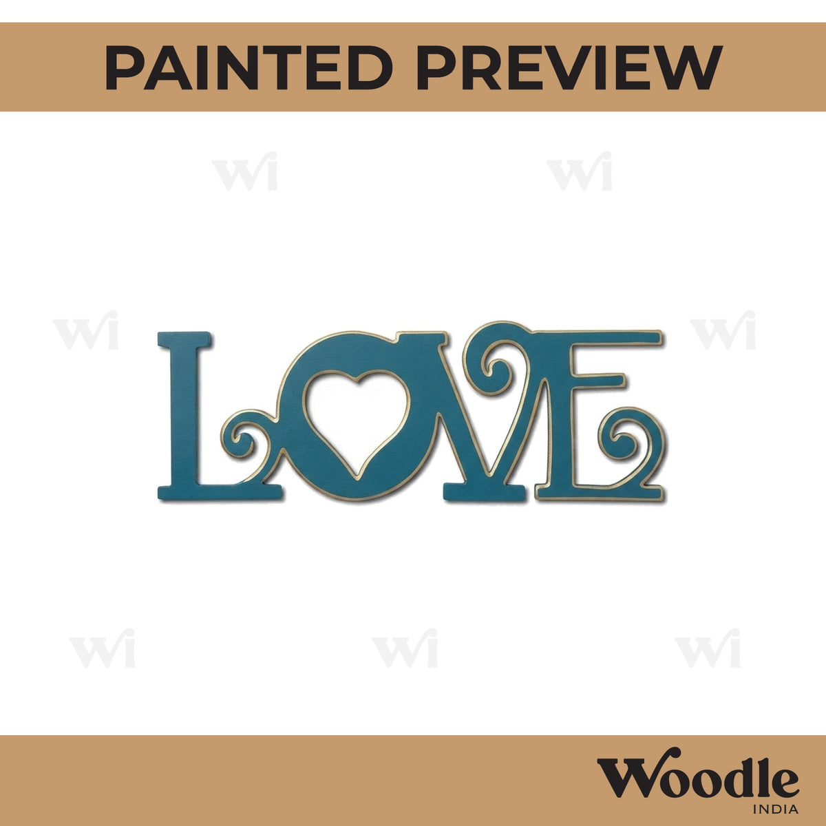 Love Cutout MDF Design 6