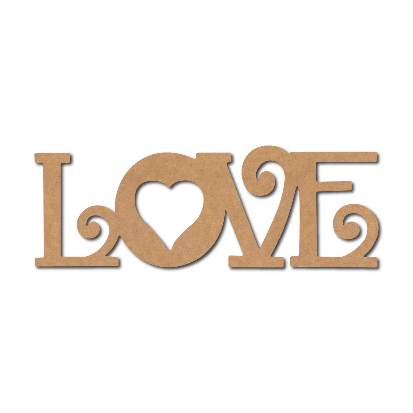 Love Cutout MDF Design 6