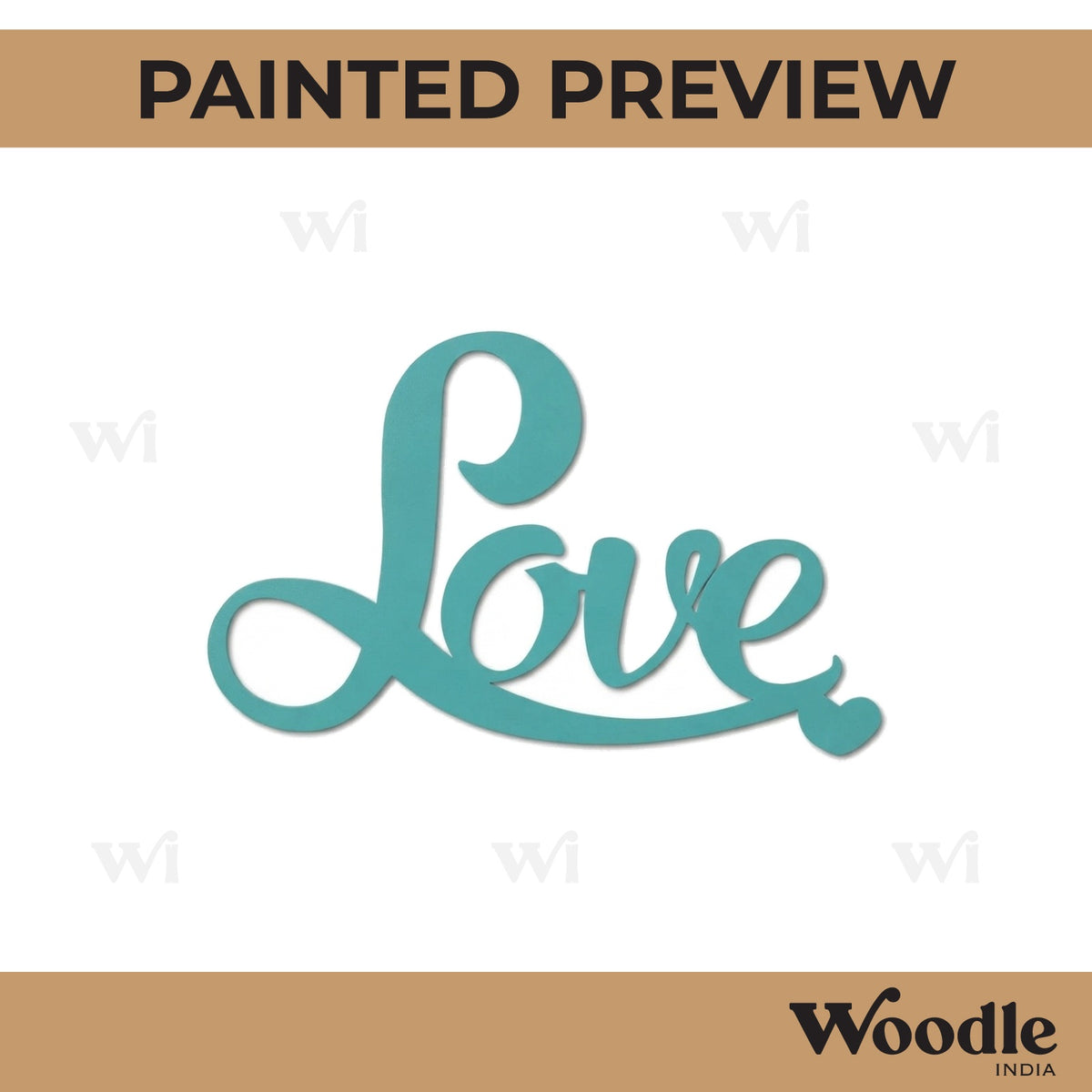 Love Cutout MDF Design 7