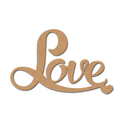 Love Cutout MDF Design 7