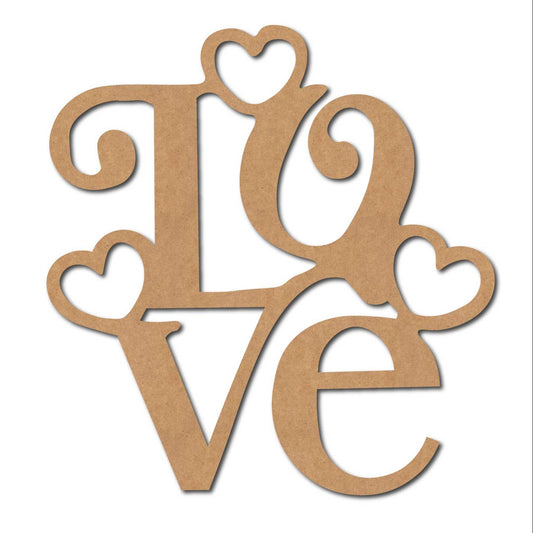 Love Cutout MDF Design 8