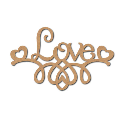 Love Cutout MDF Design 9