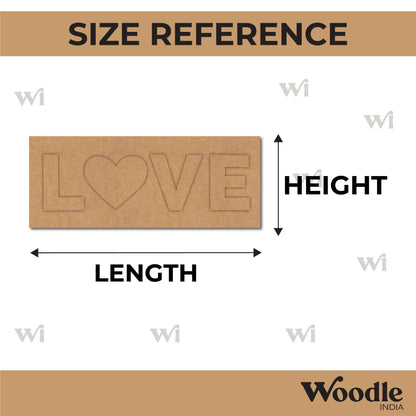 Love Two Layered Base MDF Design 1