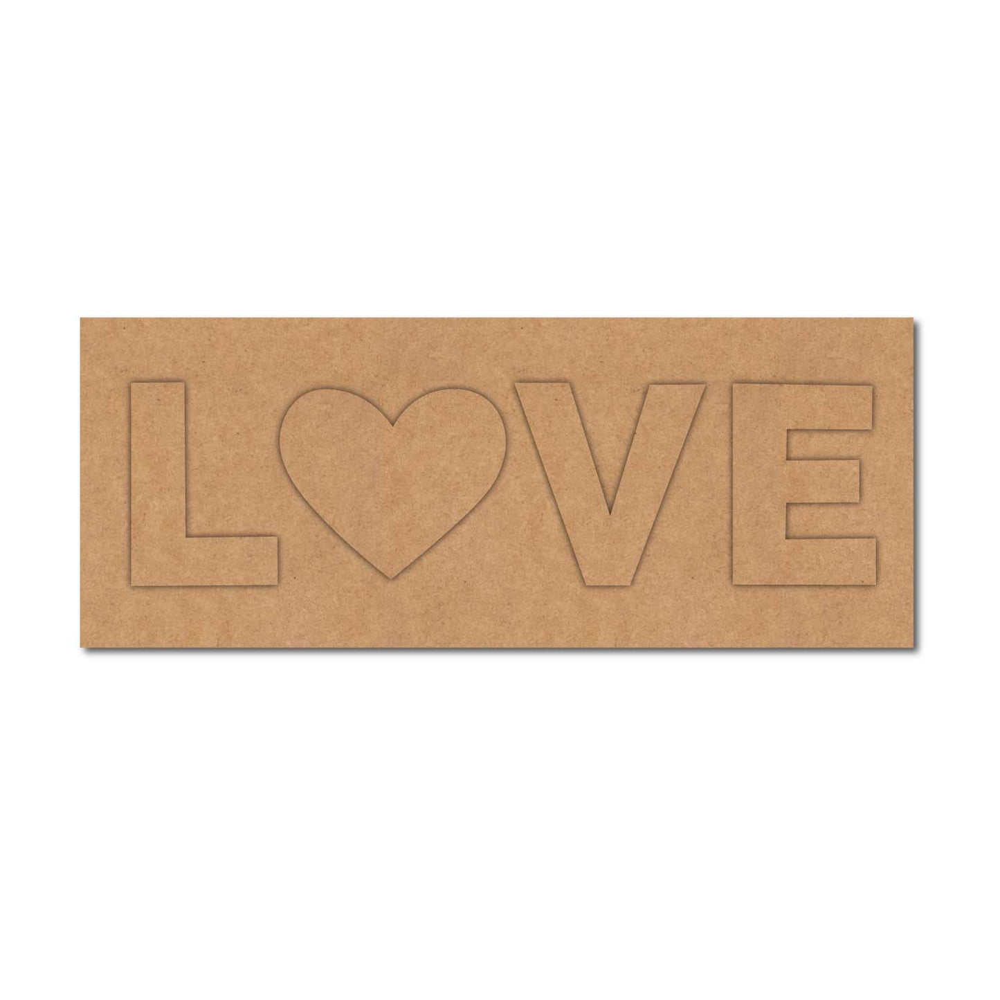 Love Two Layered Base MDF Design 1