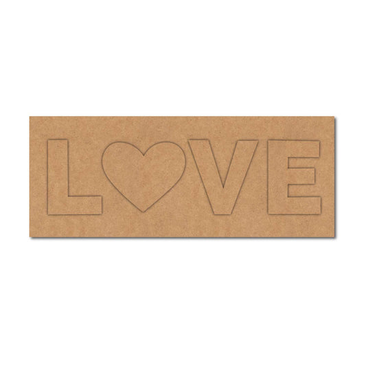 Love Two Layered Base MDF Design 1