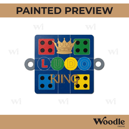 Ludo Rakhi Pre Marked MDF Design 1