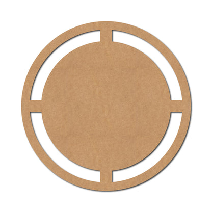 Macrame Circle Cutout MDF Design 1