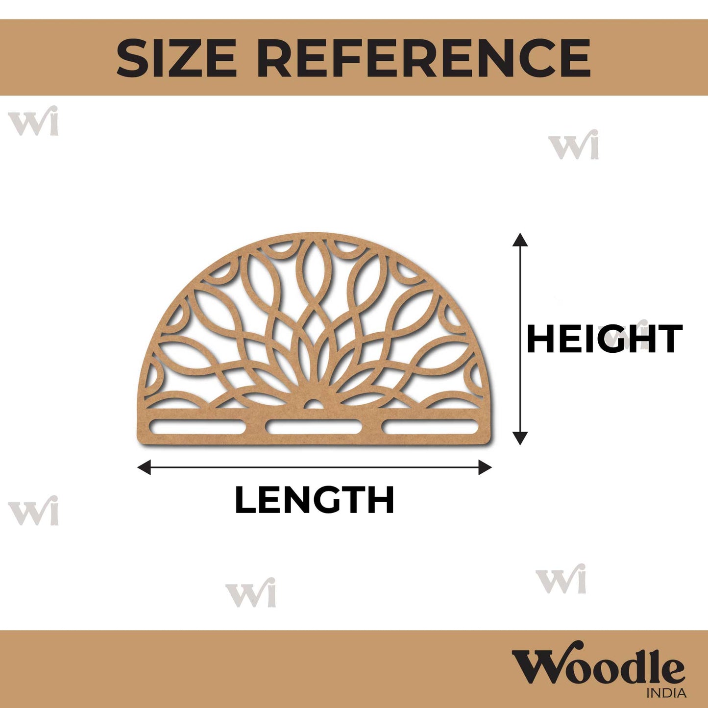 Macrame Dream Catcher Cutout MDF Design 1