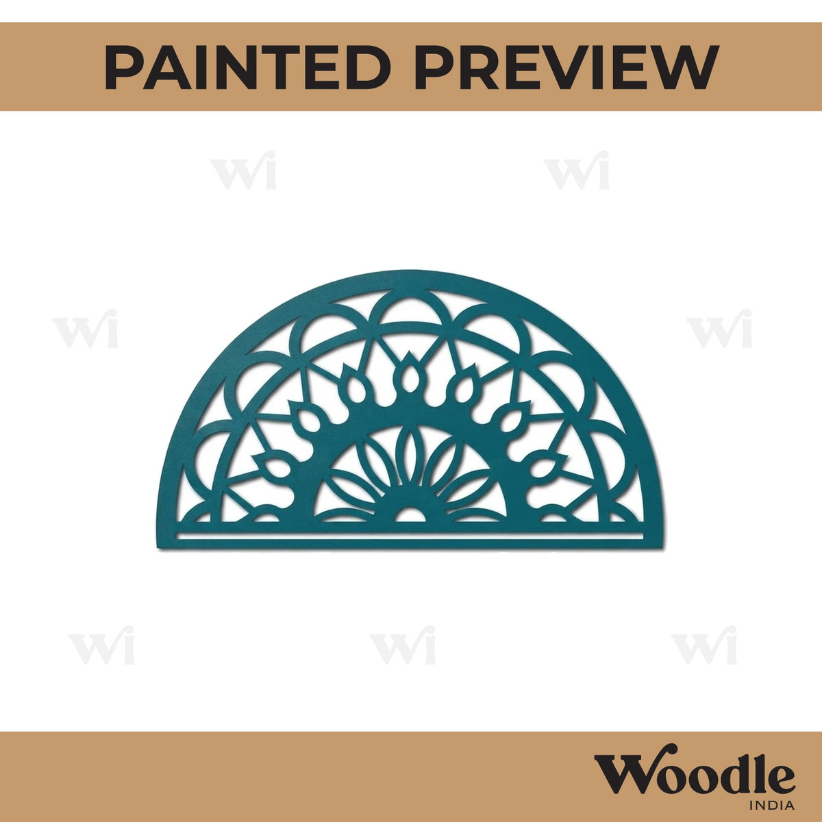 Macrame Mandala Cutout MDF Design 2