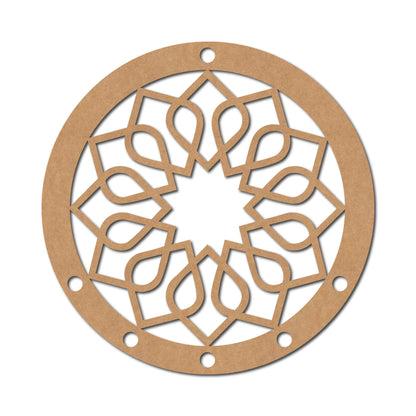 Macrame Mandala Cutout MDF Design 3