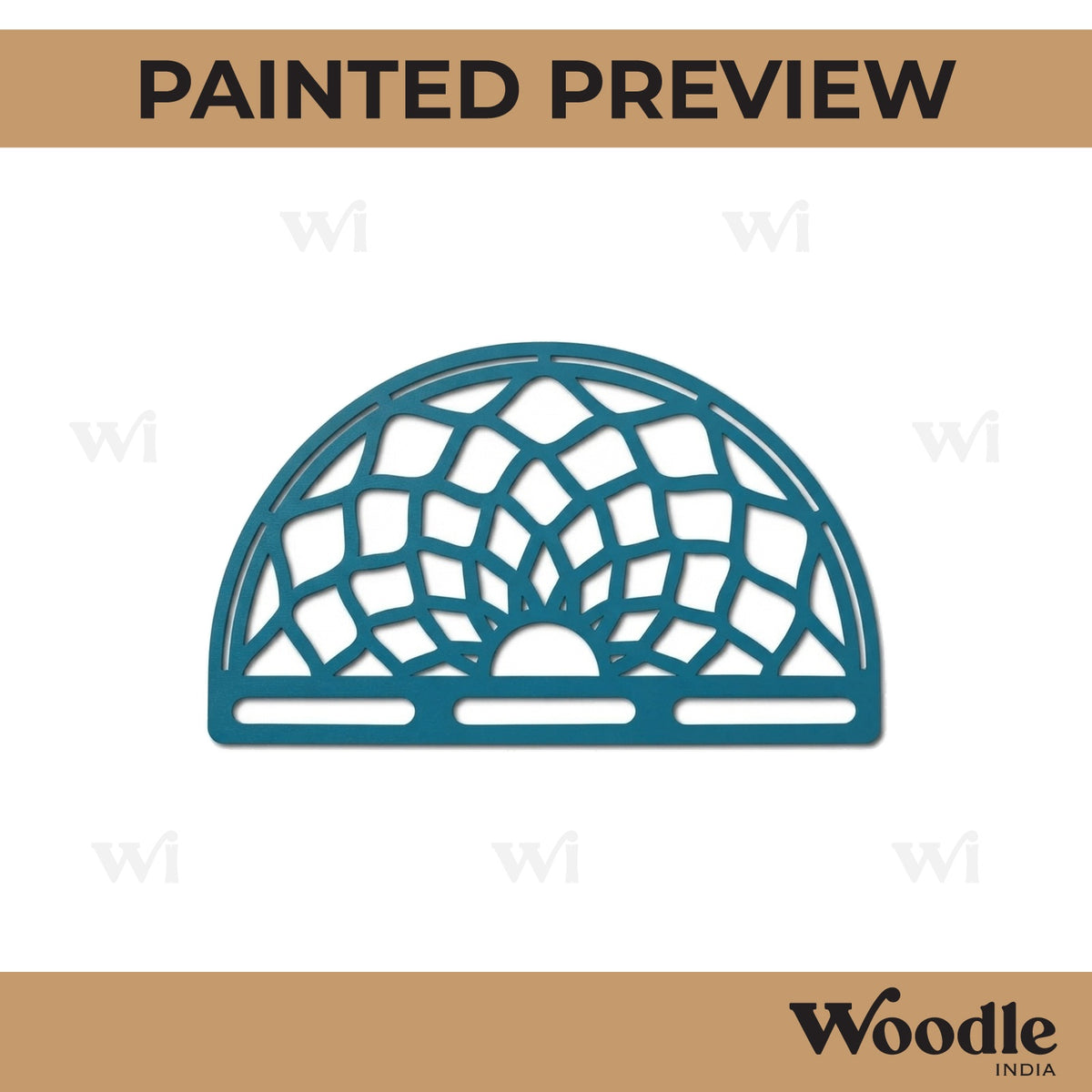 Macrame Mandala Cutout MDF Design 4