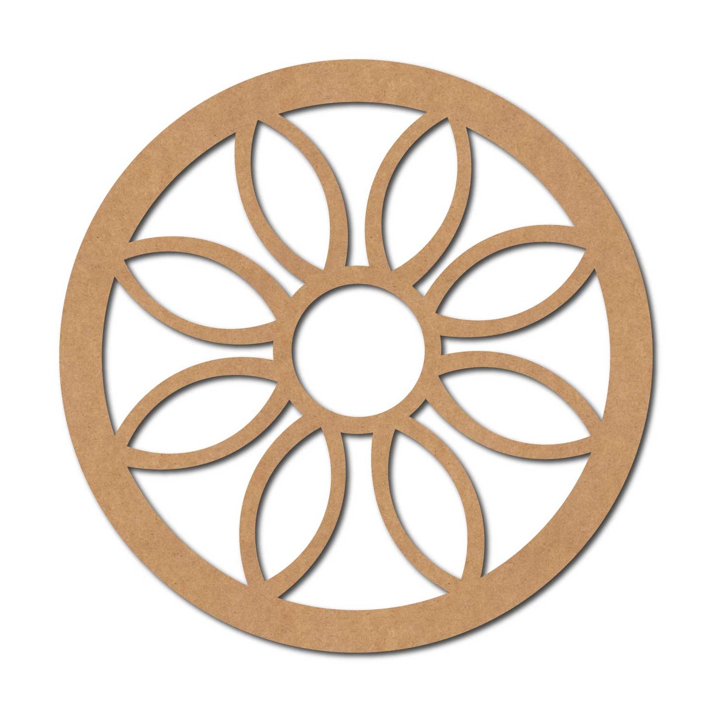 Macrame Mandala Round Cutout MDF Design 1