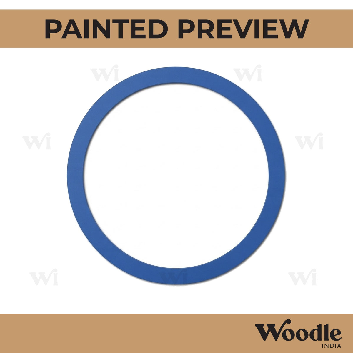 Macrame Ring Circle Cutout MDF Design 1