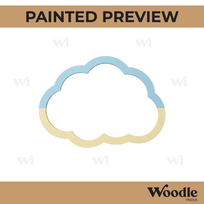 Macrame Ring Cloud Cutout MDF Design 3