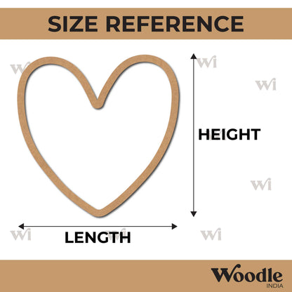 Macrame Ring Heart Cutout MDF Design 2