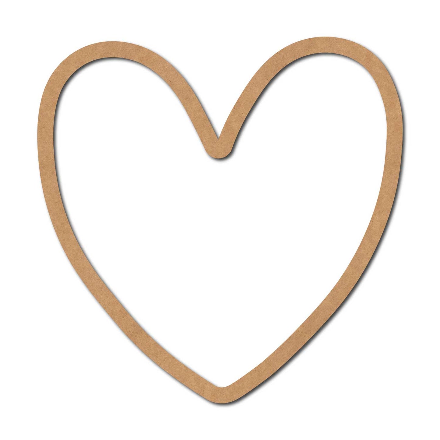 Macrame Ring Heart Cutout MDF Design 2