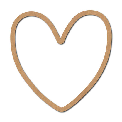 Macrame Ring Heart Cutout MDF Design 2