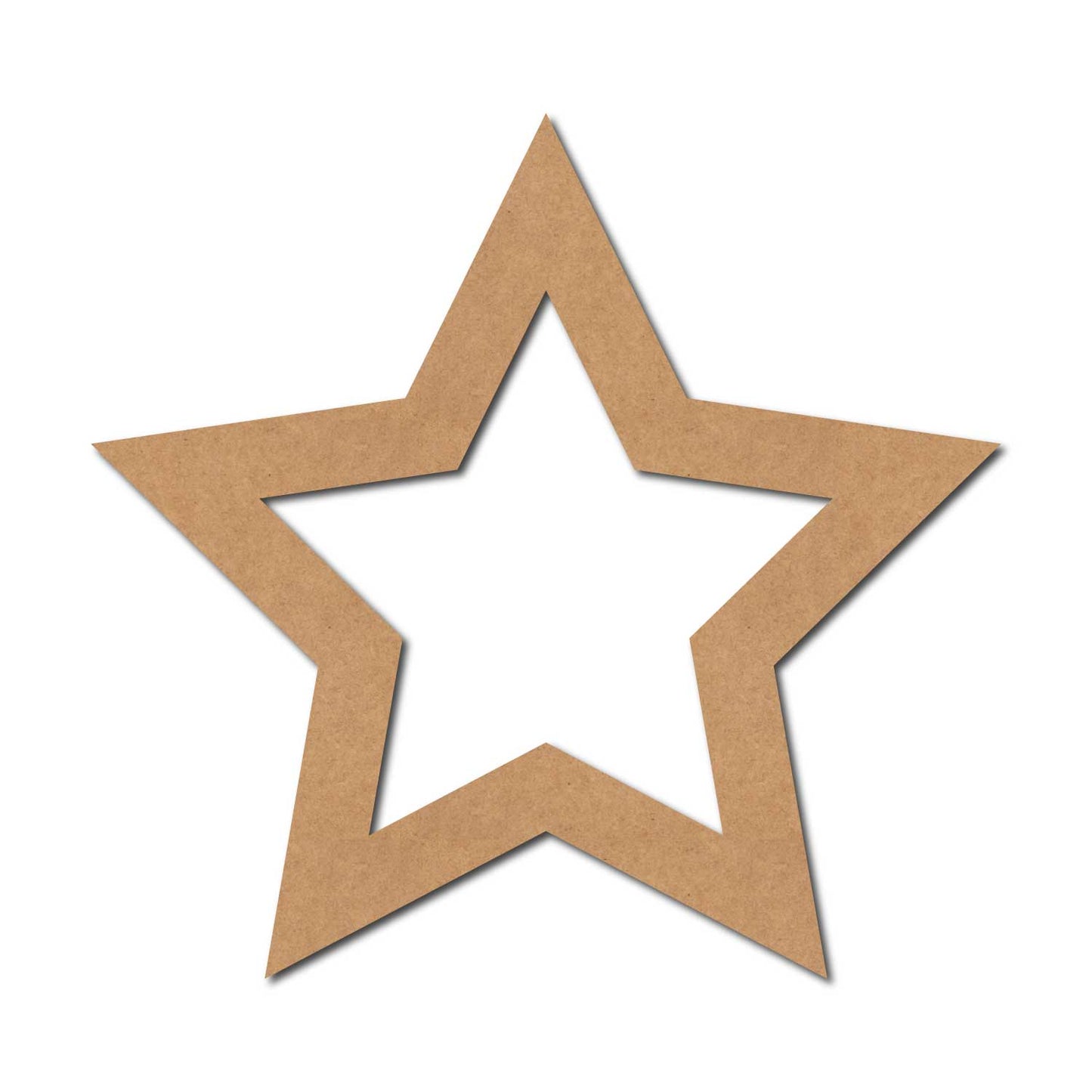 Macrame Ring Star Cutout MDF Design 2