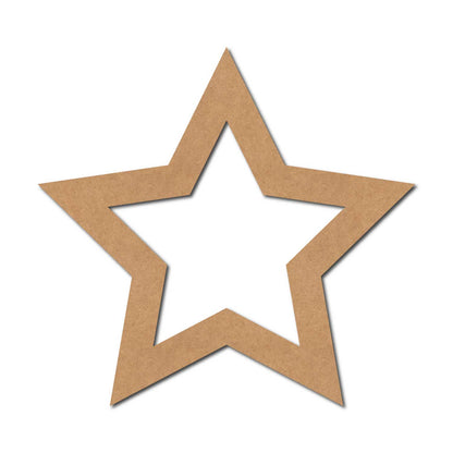 Macrame Ring Star Cutout MDF Design 2