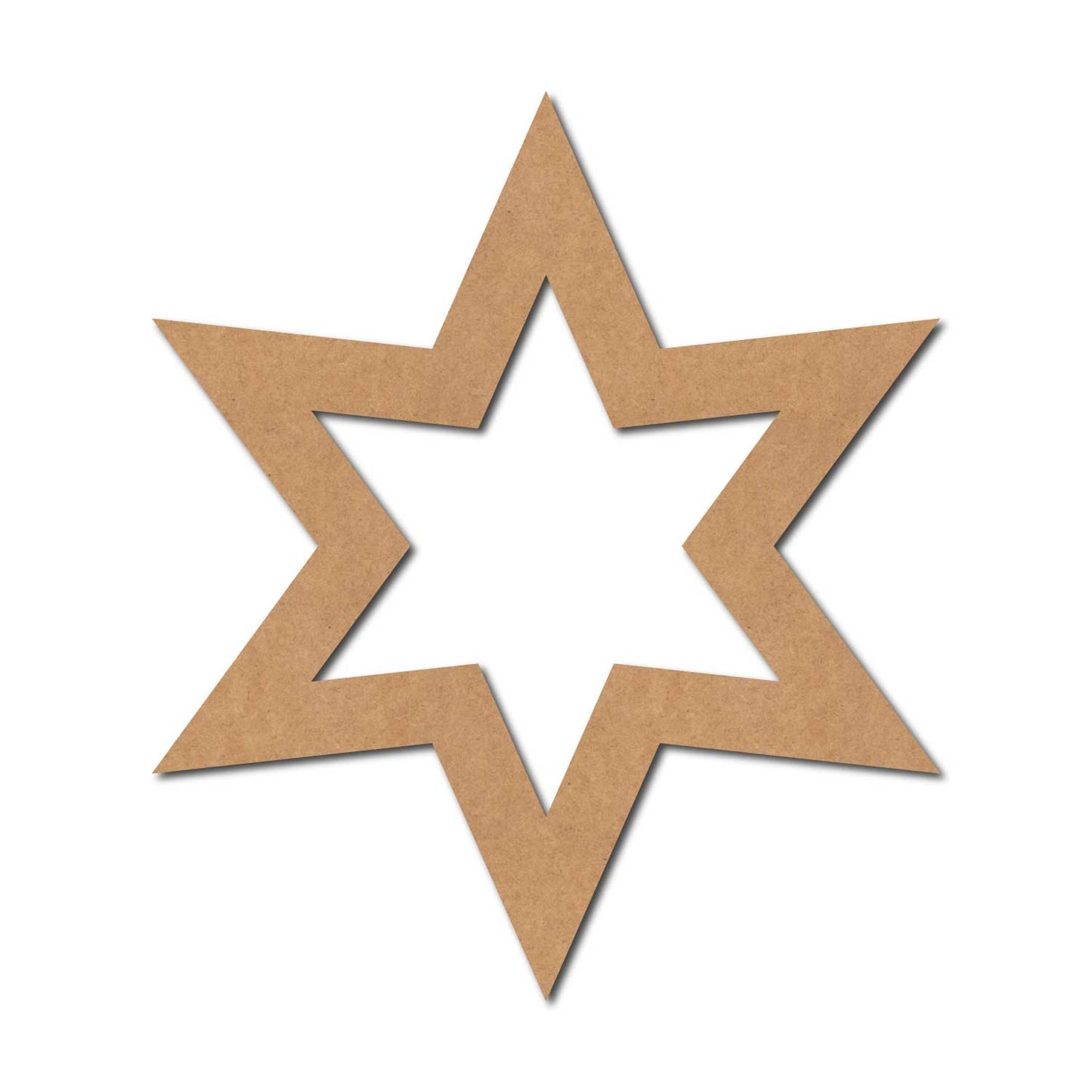 Macrame Ring Star Cutout MDF Design 3