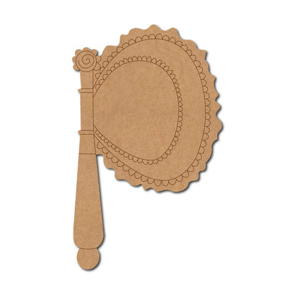 Madhubani Fan Traditional Pre Marked MDF Design 1