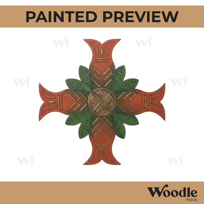 Madhubani Fish Pre Marked Base MDF Design 2