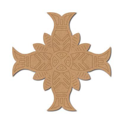 Madhubani Fish Pre Marked Base MDF Design 2