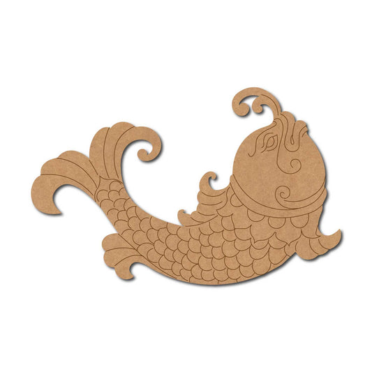 Madhubani Fish Pre Marked MDF Design 3