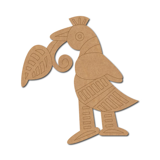 Madhubani Parrot Pre Marked MDF Design 1