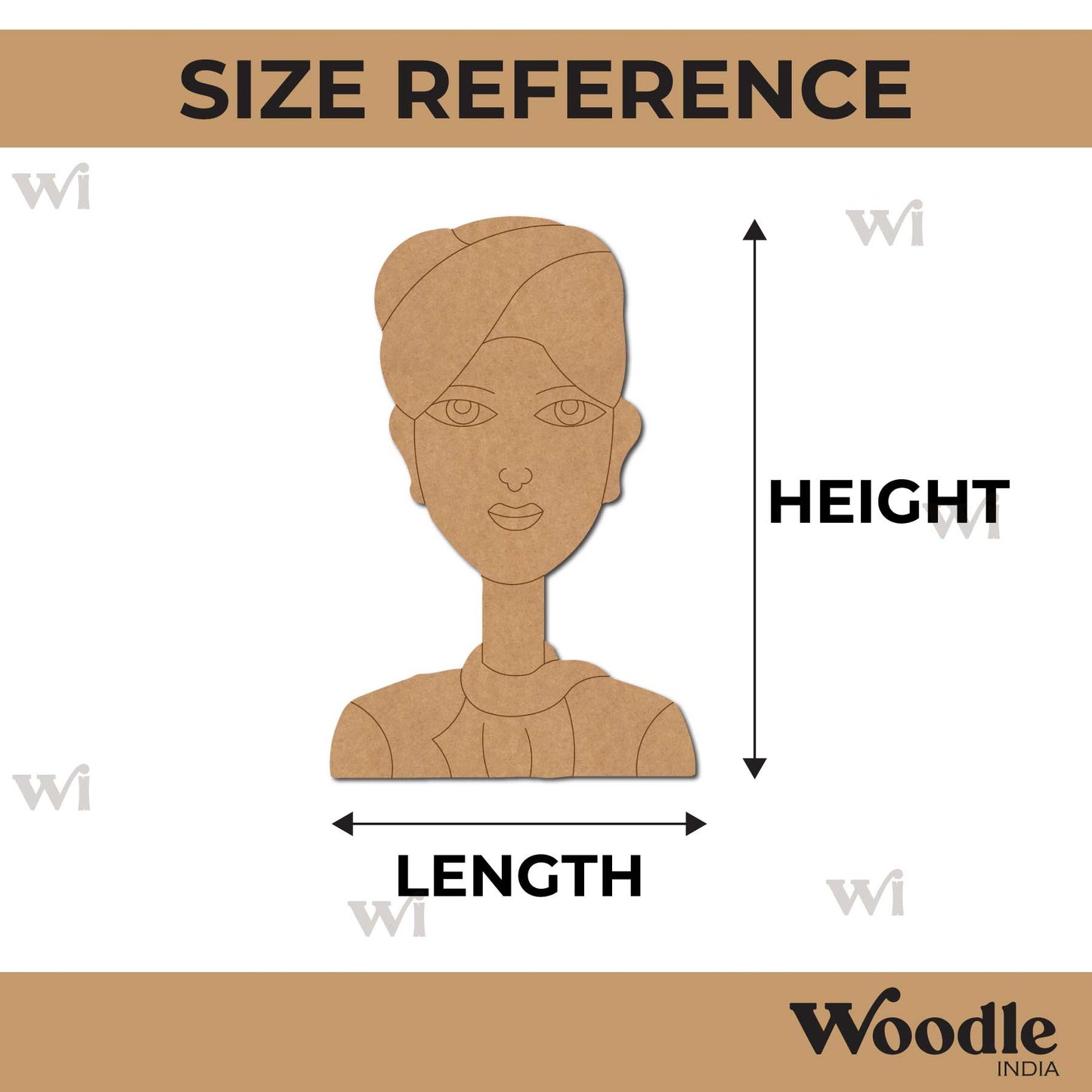 Madhya Pradesh Man Pre Marked MDF Design 1