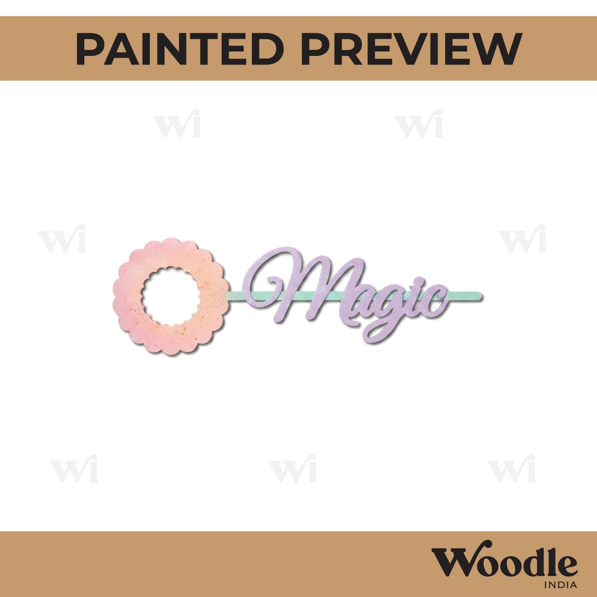 Magic Bookmark MDF Design 1