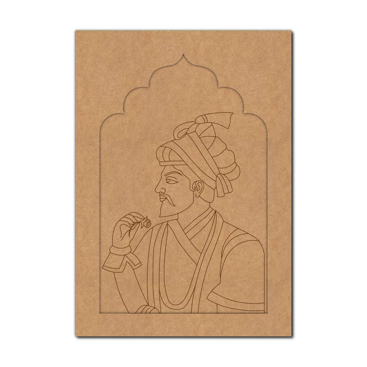 Maharaja Bani Thani Jharokha Pre Marked MDF Design 4