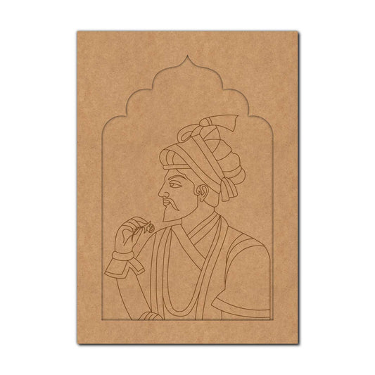Maharaja Bani Thani Jharokha Pre Marked MDF Design 4