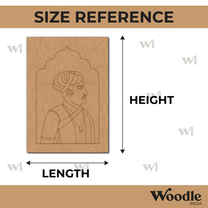 Maharaja Bani Thani Jharokha Pre Marked MDF Design 5