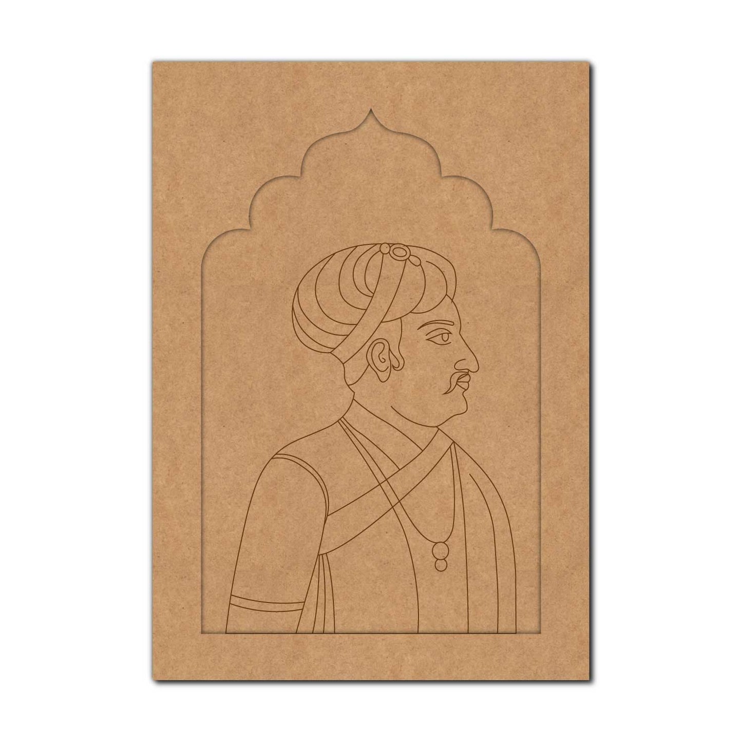 Maharaja Bani Thani Jharokha Pre Marked MDF Design 5