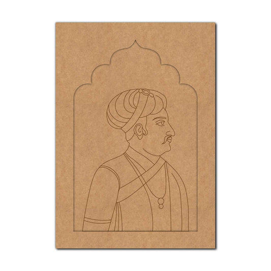 Maharaja Bani Thani Jharokha Pre Marked MDF Design 5